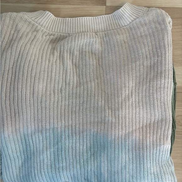 Young Fabulous & Broke V-Neck Sweater - Green and Blue - Picture 5 of 5